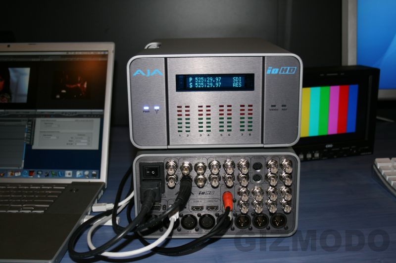 Illustration for article titled Gallery of Apple's Final Cut Friend: AJA IO HD Tames the HD Beast